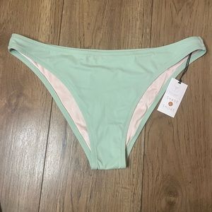 Shade & Shore Mint Bikini Bottoms Size L